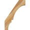 Ekena Millwork 4"W x 18"D x 26"H Balboa Rough Sawn Knee Brace, Western Red Cedar BRC04X18X26BOA00RWR - alternate 3